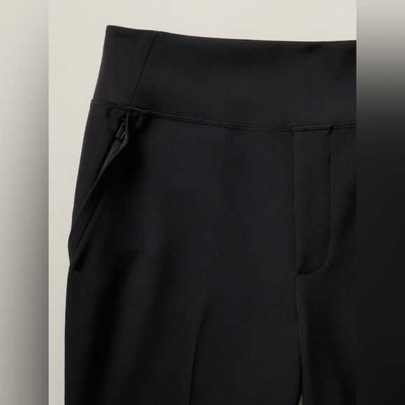 NWT-Athleta Black High Rise Endless Pant, Size 8 Petite - Picture 5 of 13
